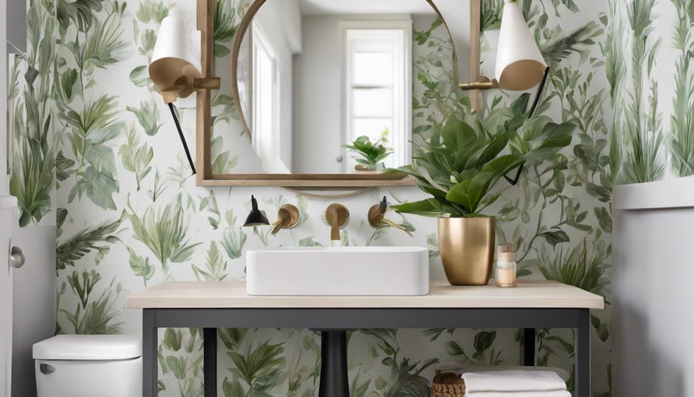 affordable powder room makeovers