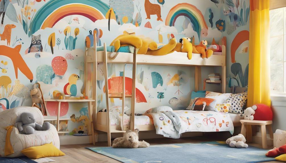 brighten kids rooms creatively