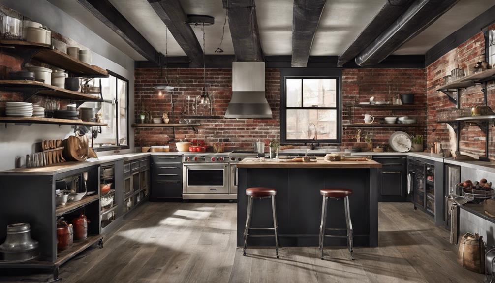 choosing rustic industrial colors