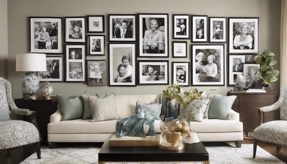 decorating with family photos