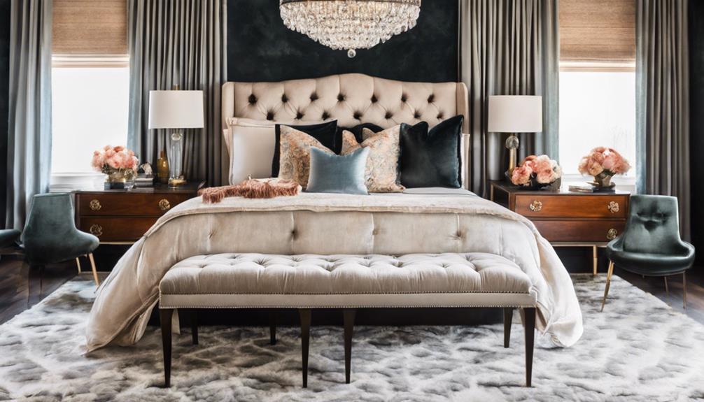 designing a luxurious bedroom