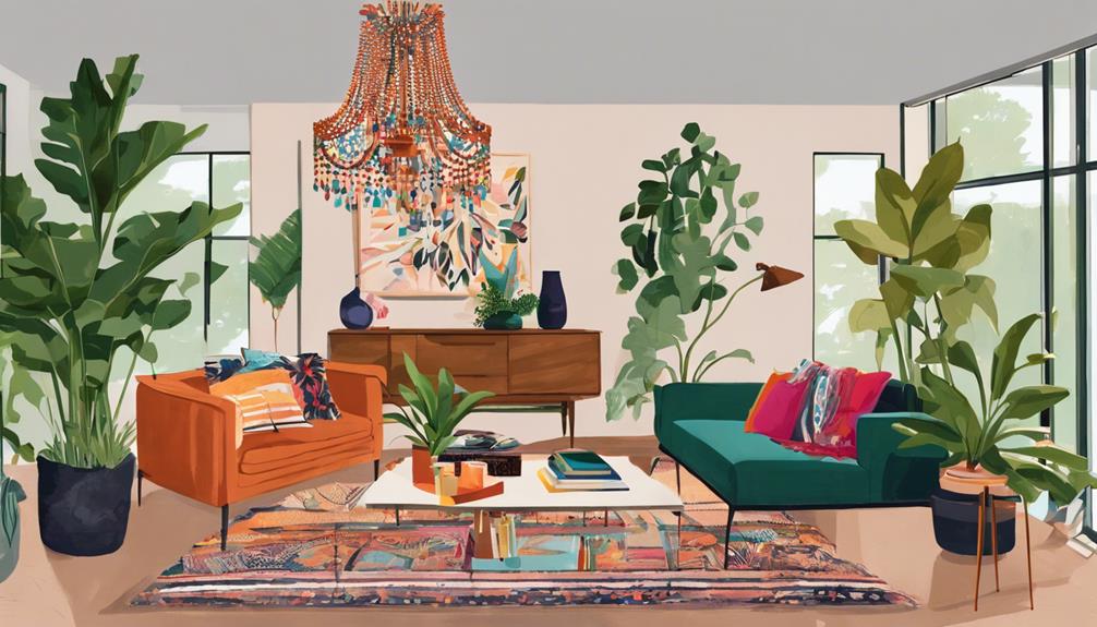 designing an eclectic living room