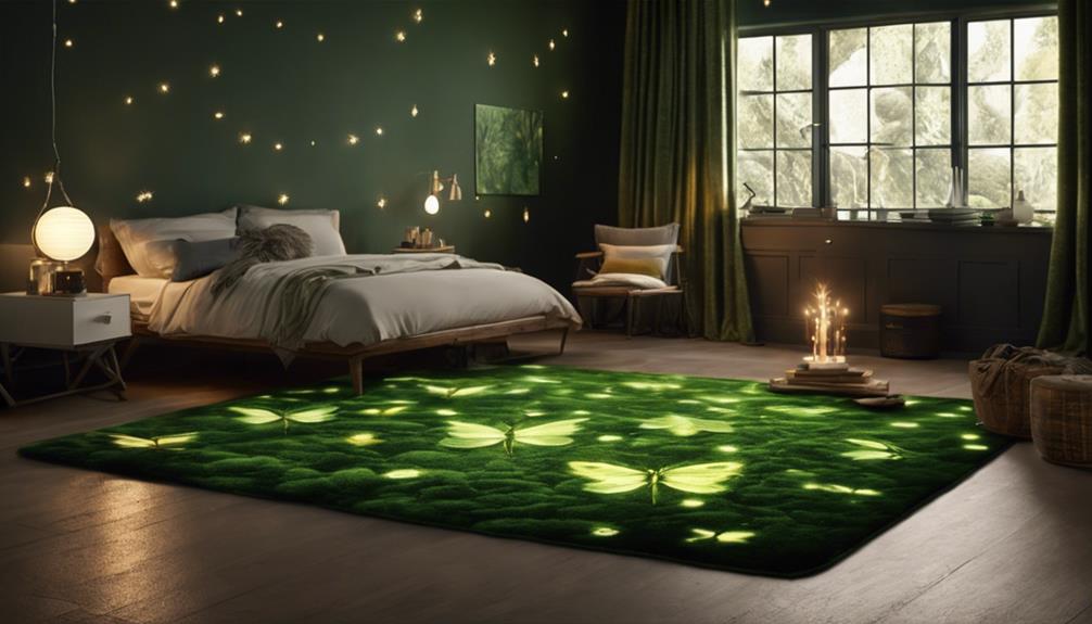 enchanted forest rug design