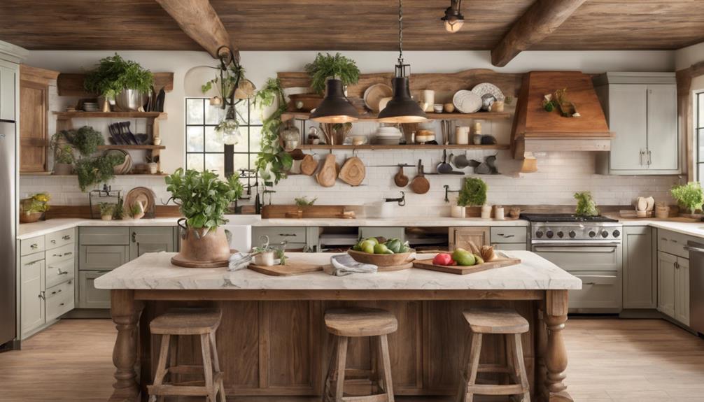 farmhouse kitchen countertop options