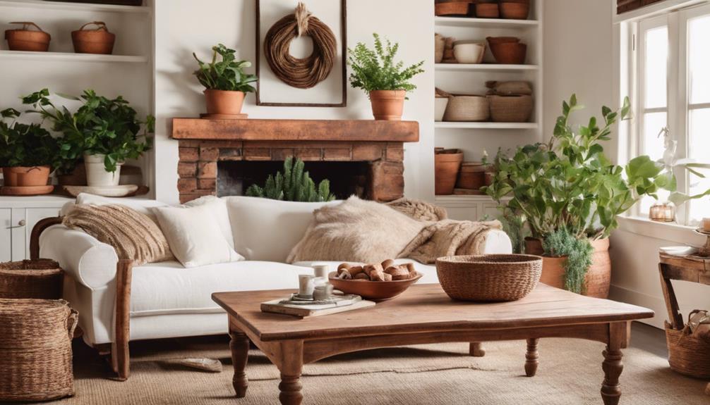 farmhouse living room essentials