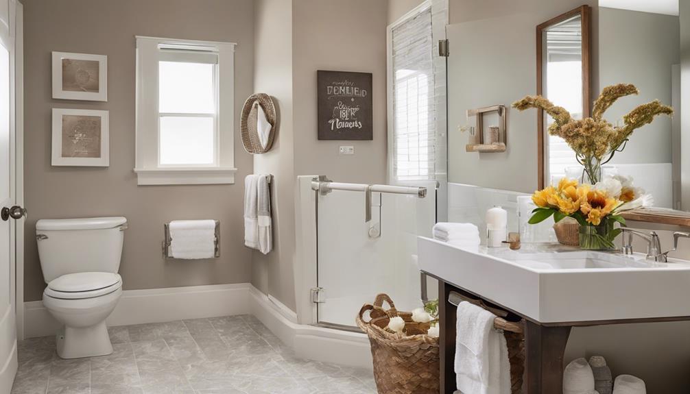 impress guests with bathroom