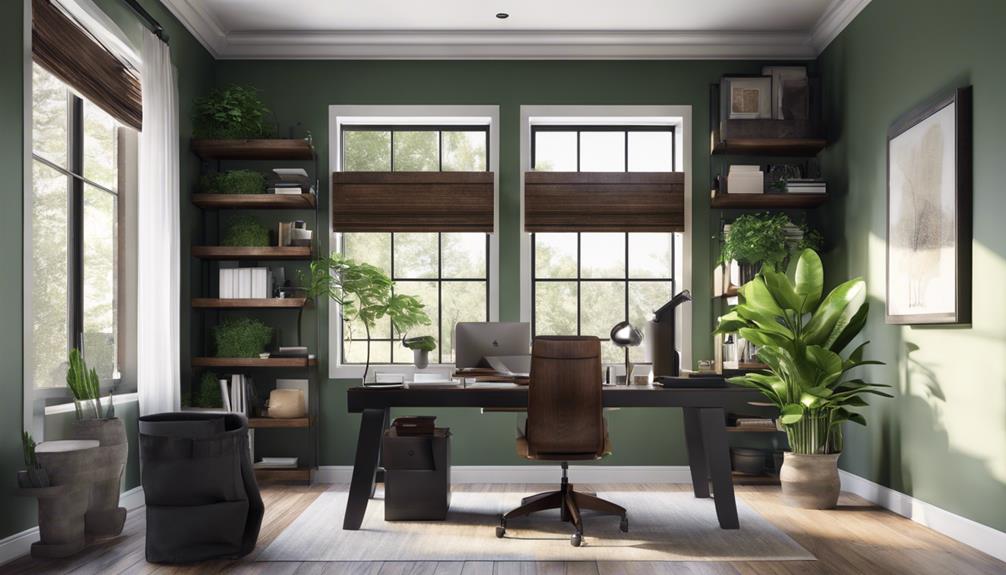 masculine home office designs