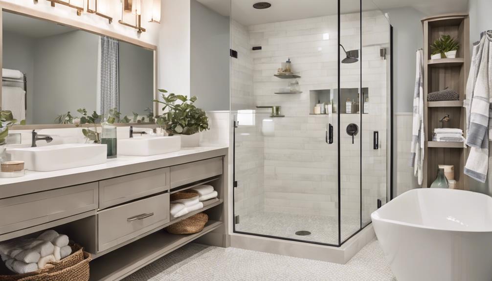 maximize ensuite bathroom storage