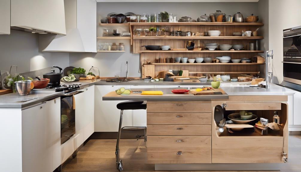 maximize small kitchen space