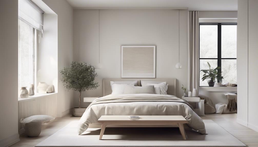 minimalist bedroom color schemes