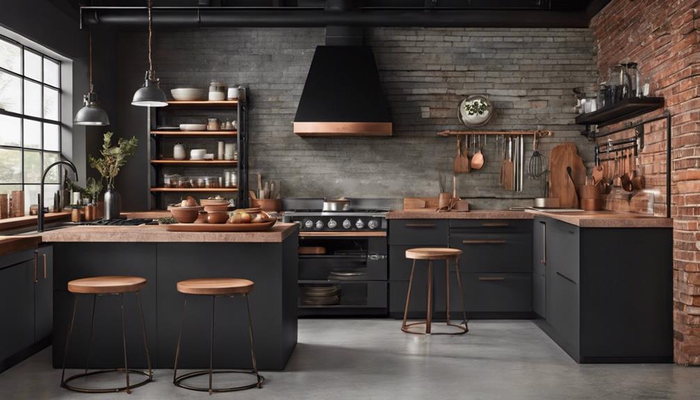 modern industrial kitchen design