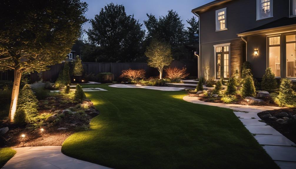 outdoor lighting for elegance