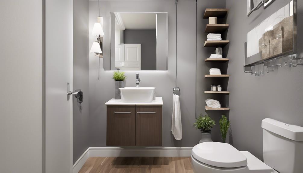 powder room space solutions