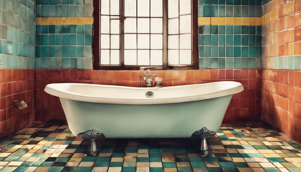restoring vintage bathroom tiles