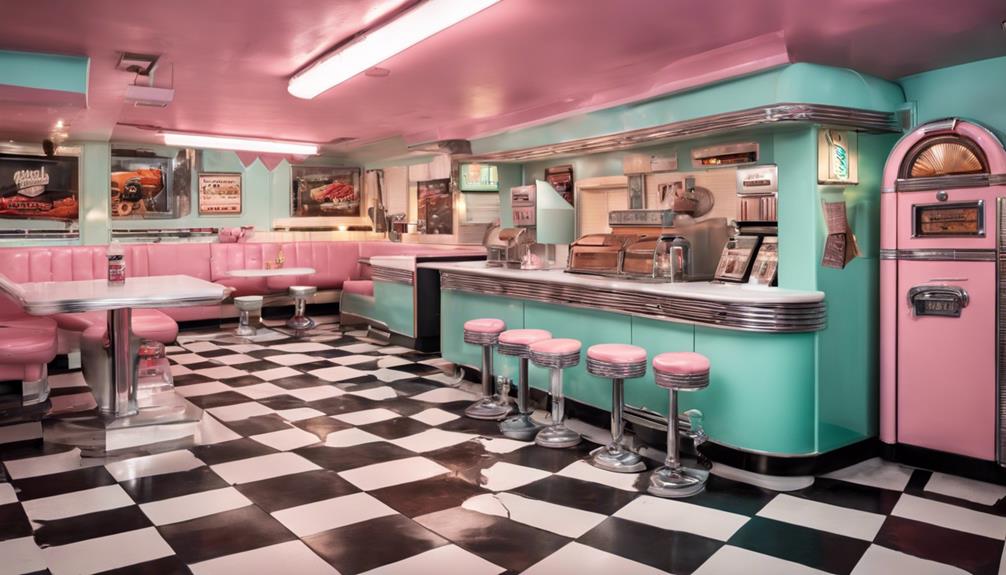 retro diner kitchen design