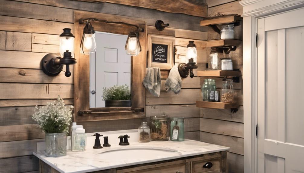 rustic farmhouse bathroom decor