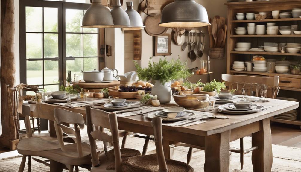 rustic farmhouse kitchen furniture