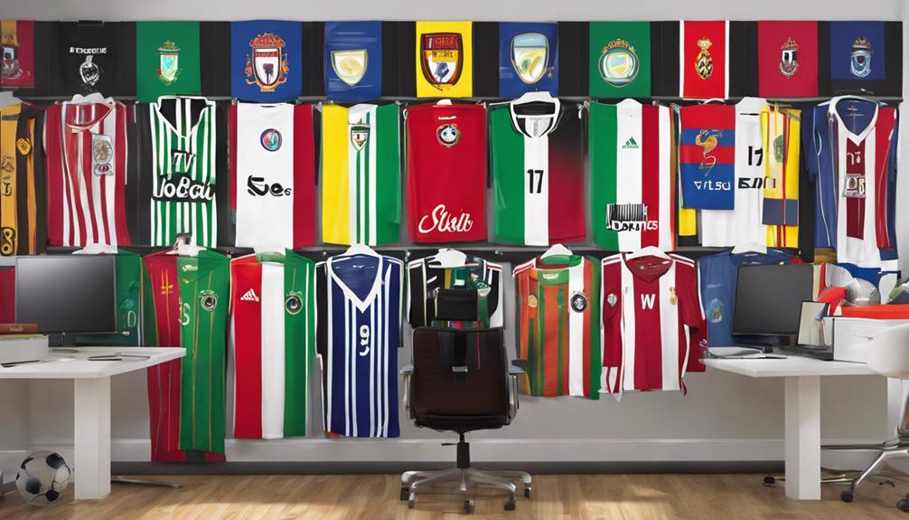 soccer scarf collection showcased