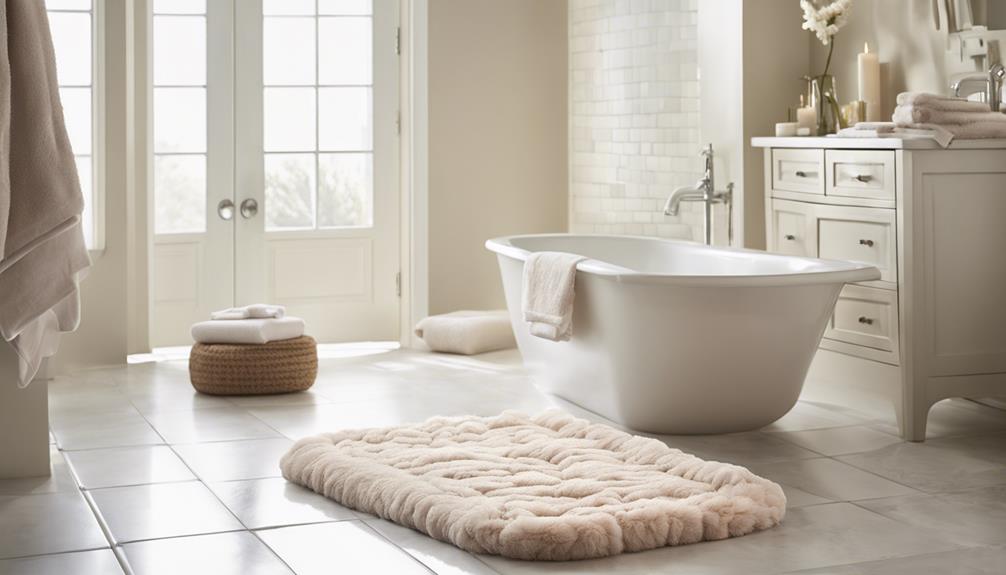 soft absorbent bathroom accessory