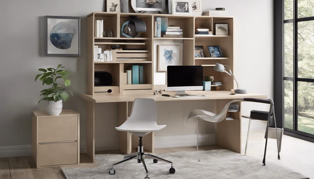 space saving desks for efficiency