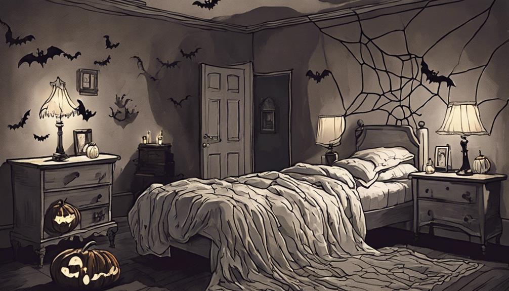 spooky bedding for halloween