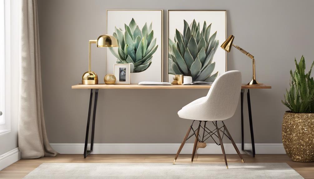 stylish workspace desk decor