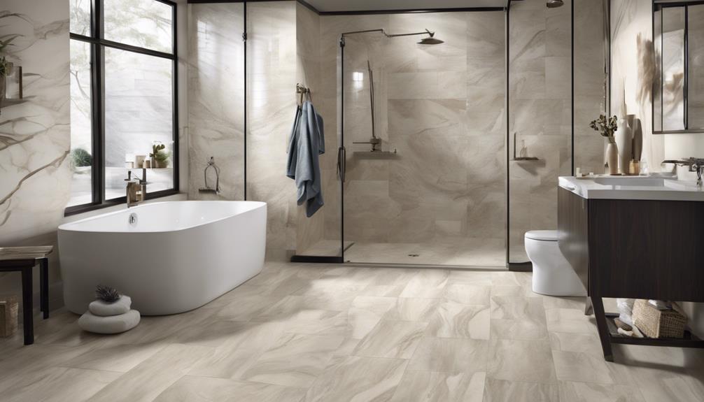 top waterproof bathroom flooring