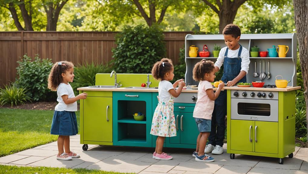 outdoor play kitchen options