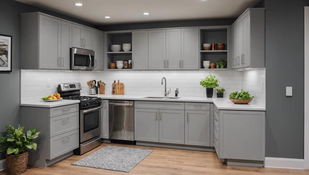 one wall kitchen layout design