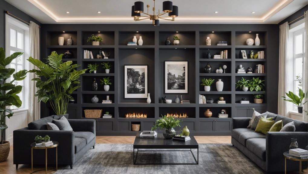 organize with stylish shelving