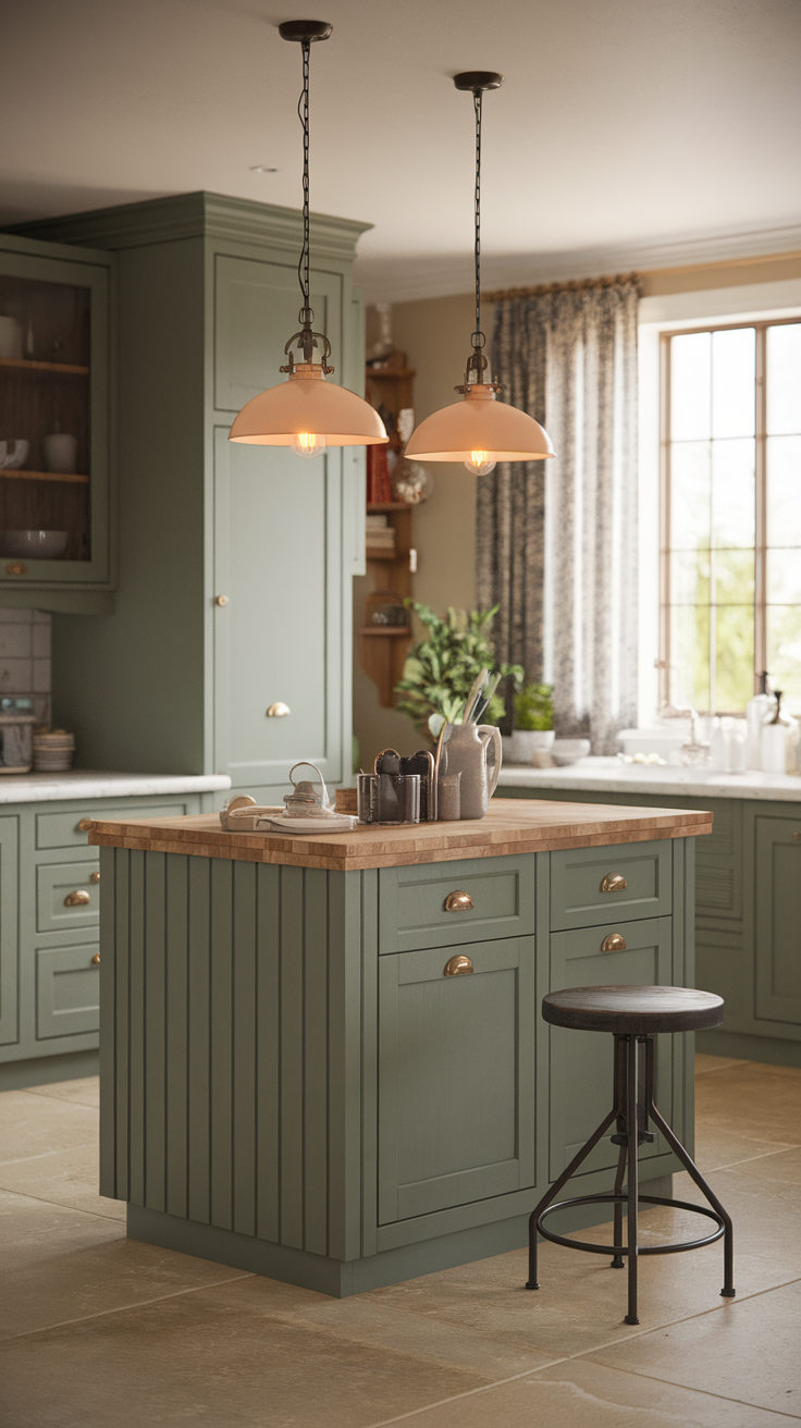 Curated visual reference: Green Kitchen Fixtures Reference: 28 Chic Ideas For A Sage Green Kitchen Transformation