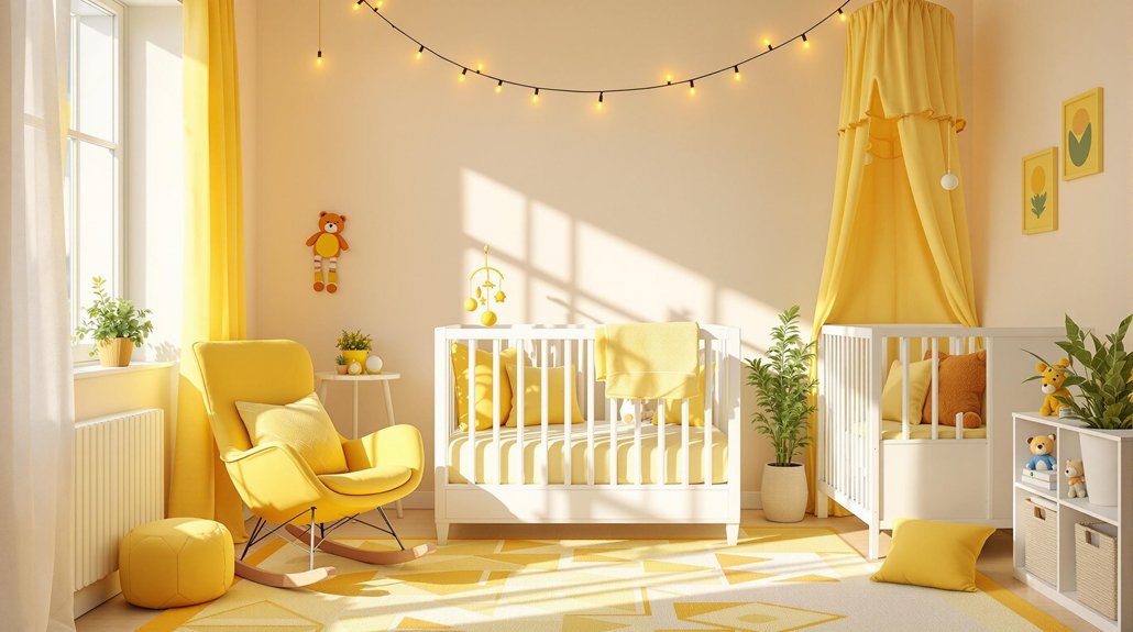 brighten toddler bedroom yellow