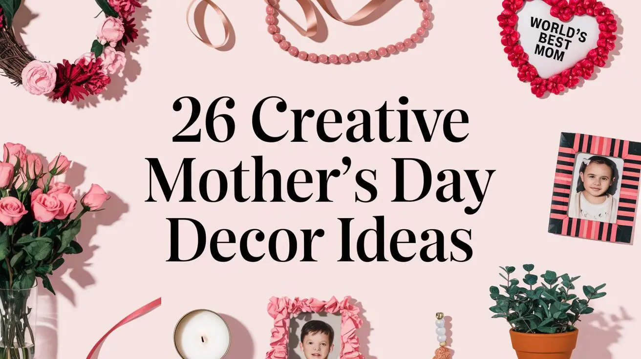 26 Creative Mother's Day Decor Ideas to Celebrate Mom