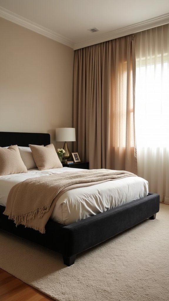beige textiles promote tranquility