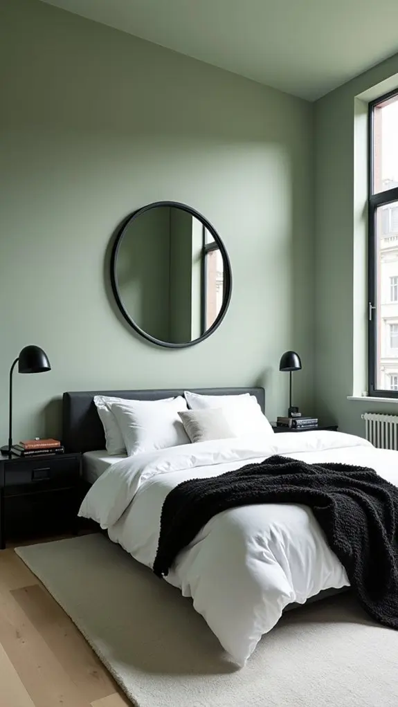 black accents for contrast