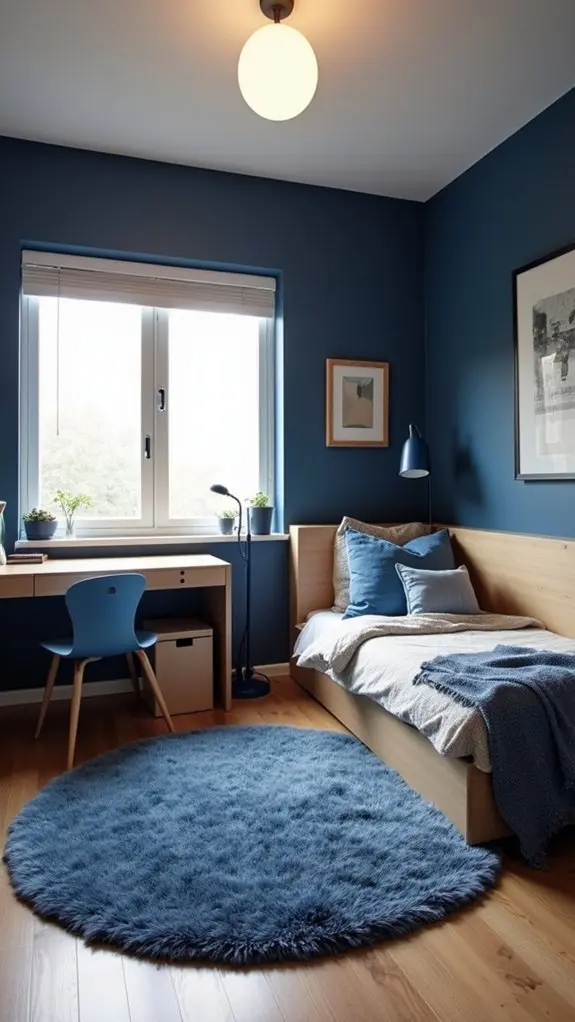 blue and neutral harmony