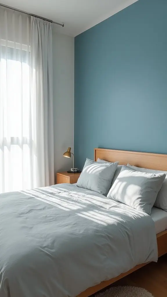 blue and wood harmony