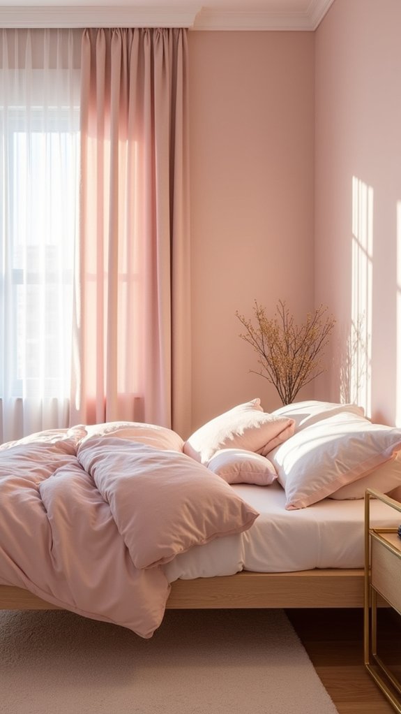 blush pink minimalist aesthetic