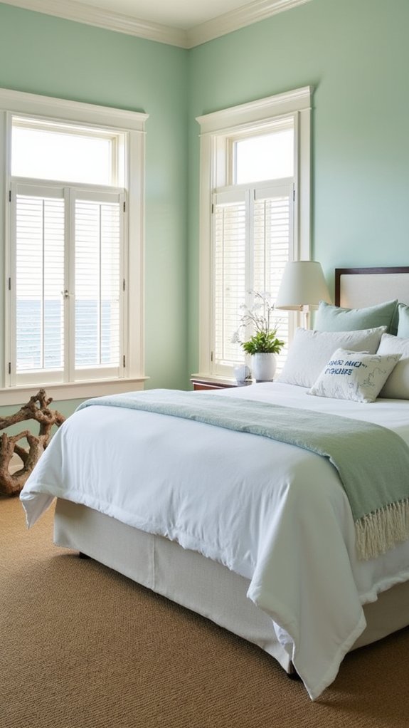 coastal window treatment installation