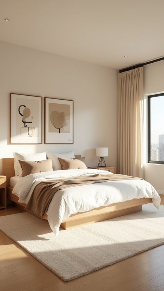 contemporary aesthetic beige interiors