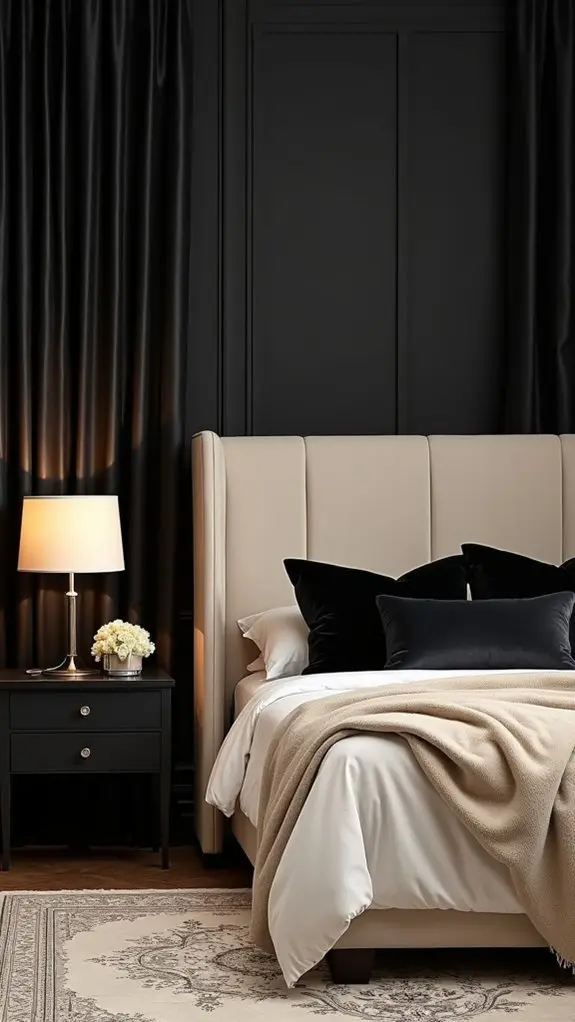 cozy comfort with plush textiles
