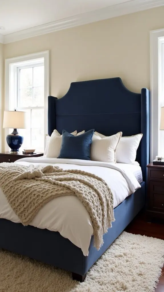 cozy cushions and throws