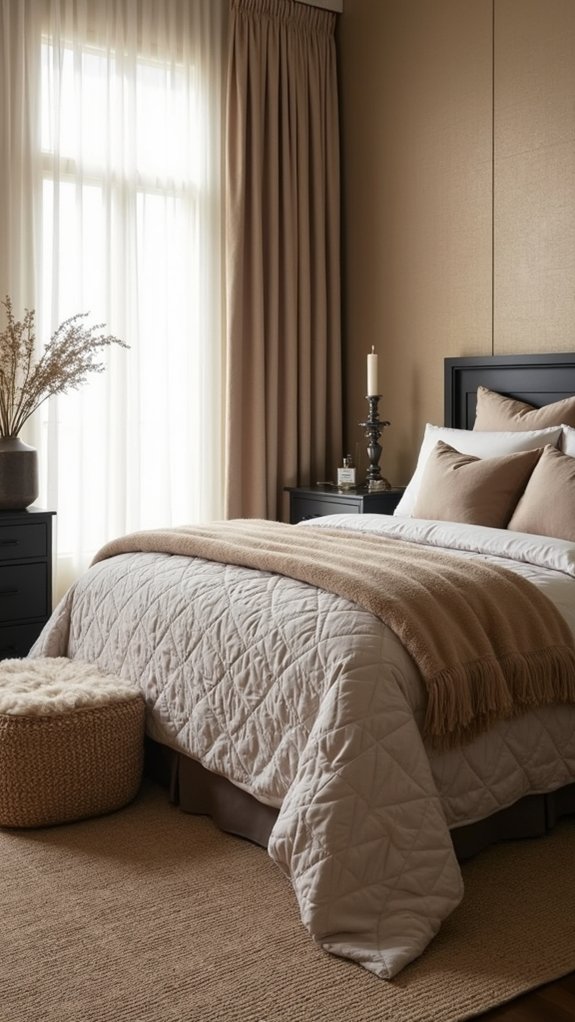 cozy patterns and textures