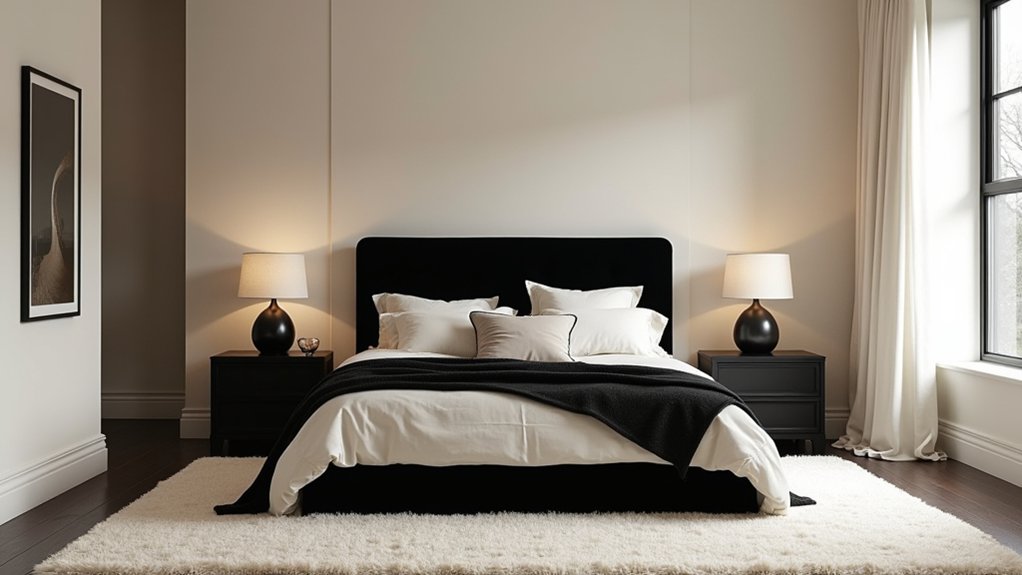 elegant black and cream design