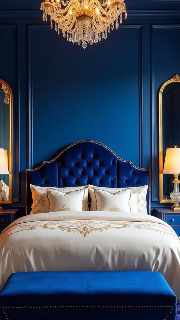 elegant gold framed mirrors