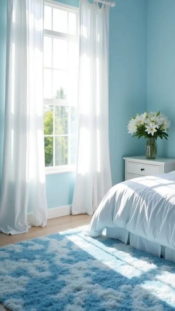 light and airy decor
