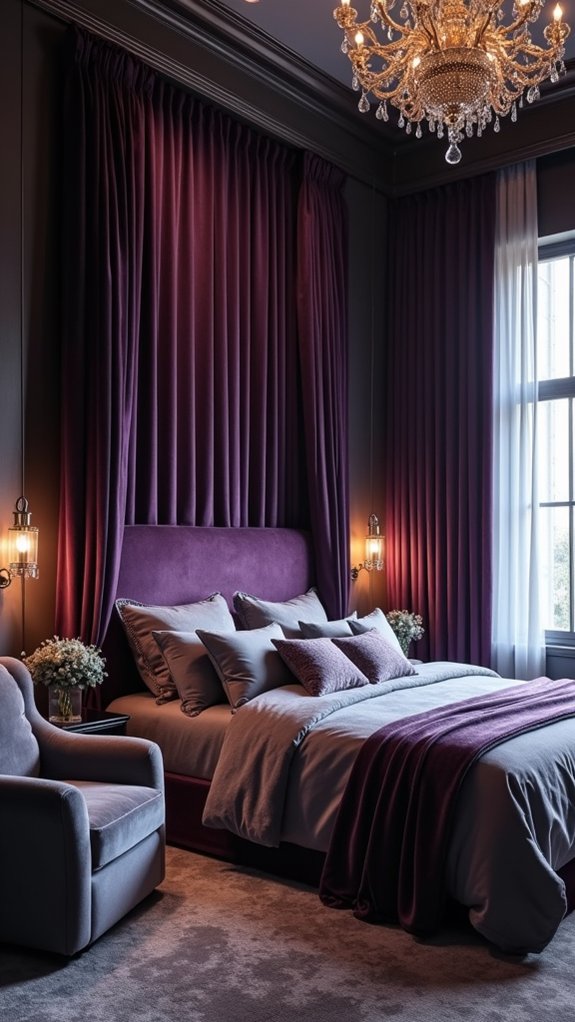 luxurious velvet furniture design