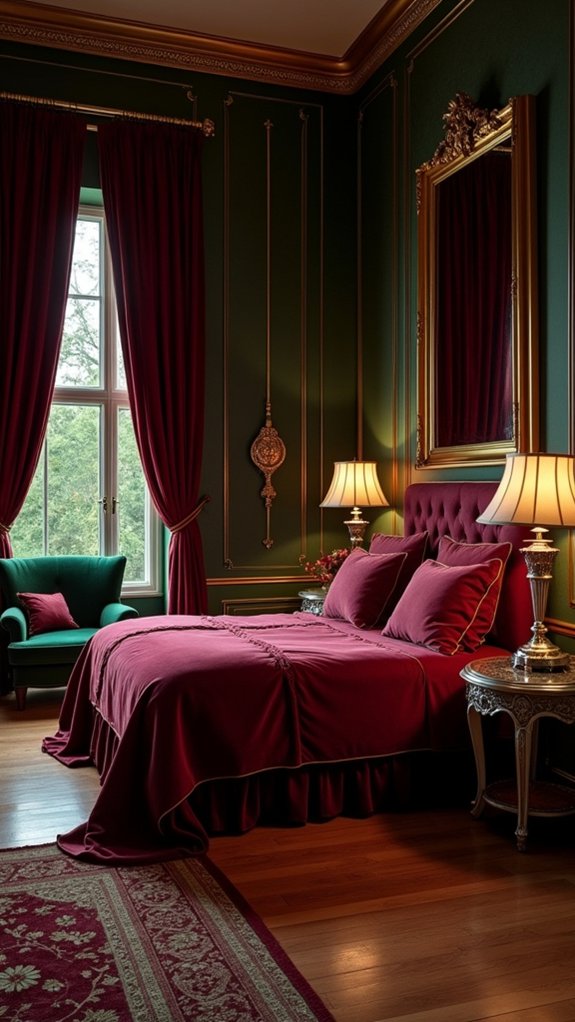 metallic accents add luxury