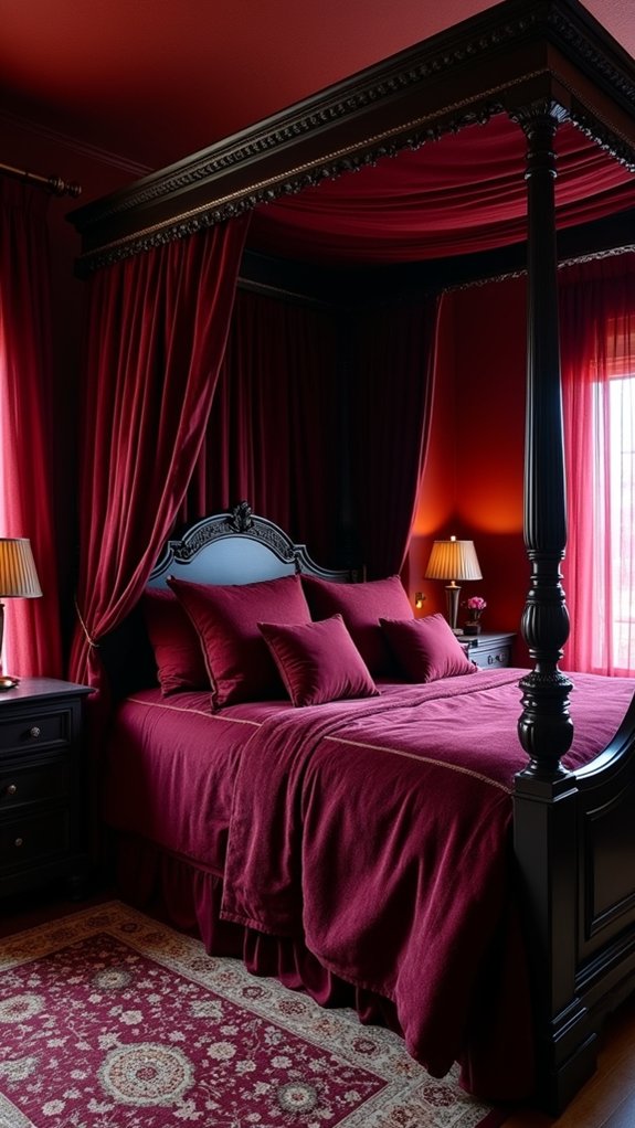 moody maroon color inspiration