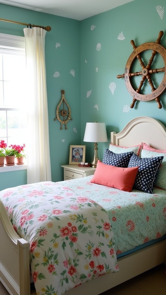 nautical and floral designs